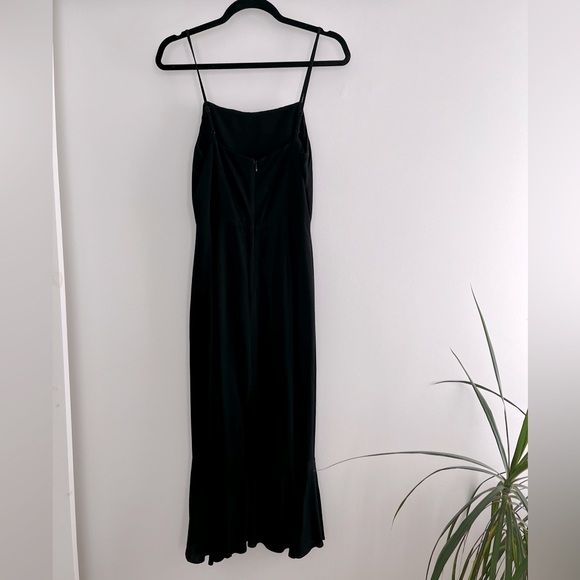 Reformation black midi dress EUC size 4 - Picture 4 of 7